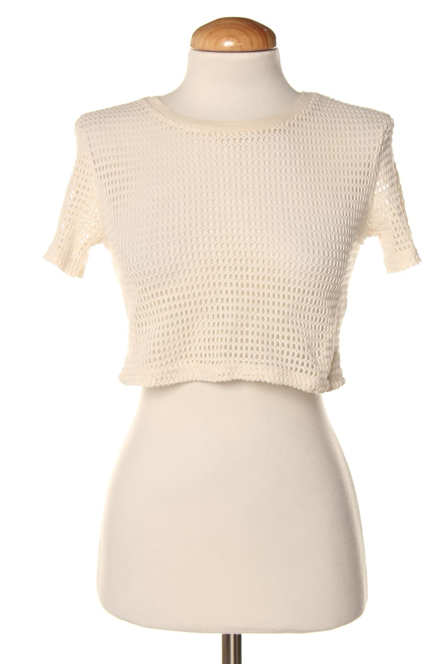 Top de Bershka de la talla S, de color beige