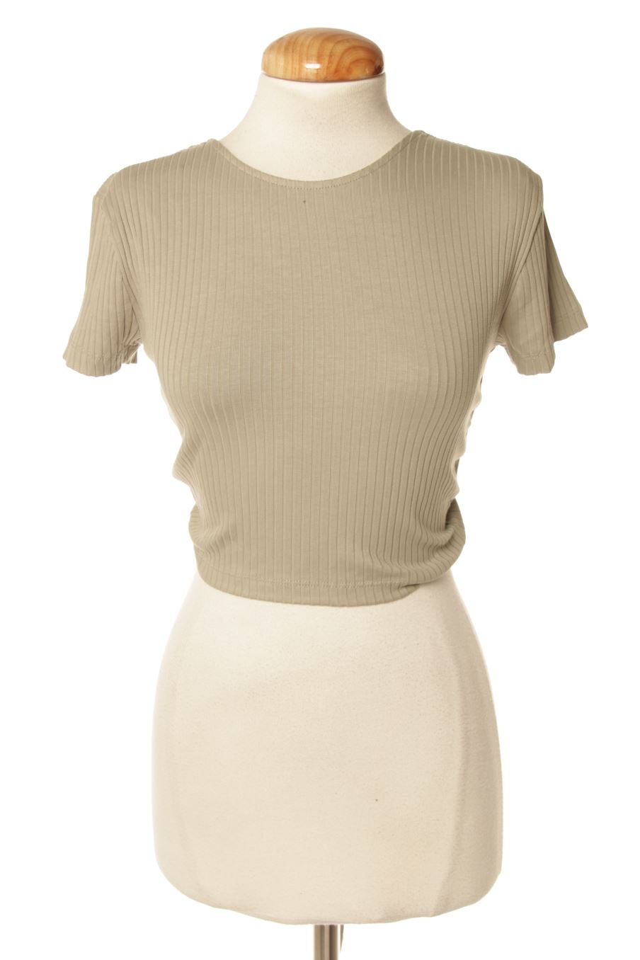Top de Zara de la talla M, de color verde