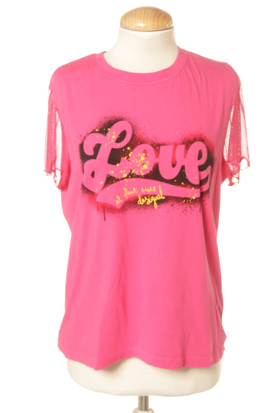 T-shirt Desigual de la taille M, de couleur rose
