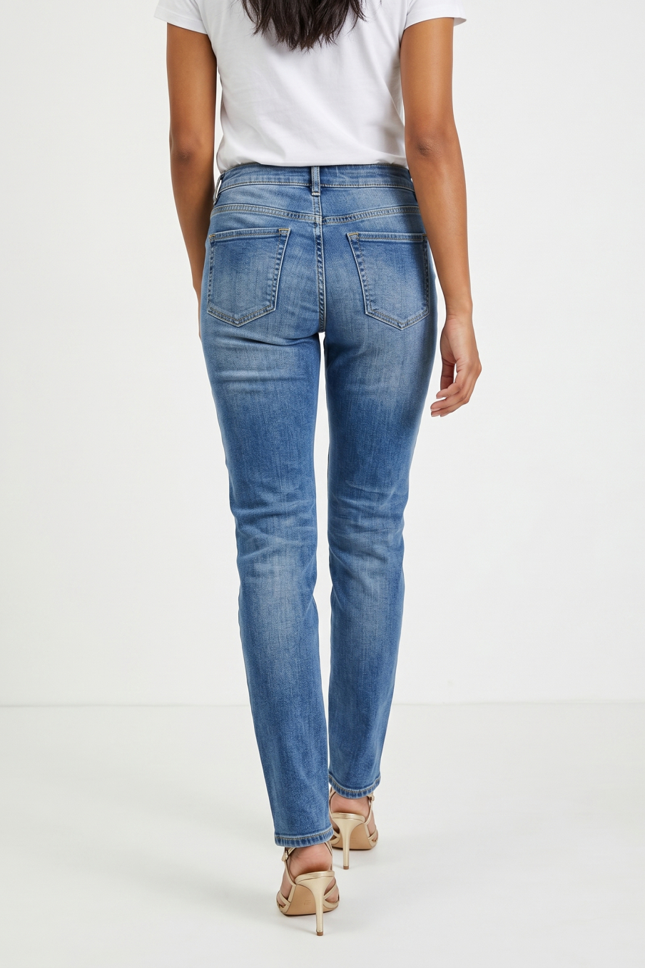 Jeans Promod de la taille 38, de couleur bleu