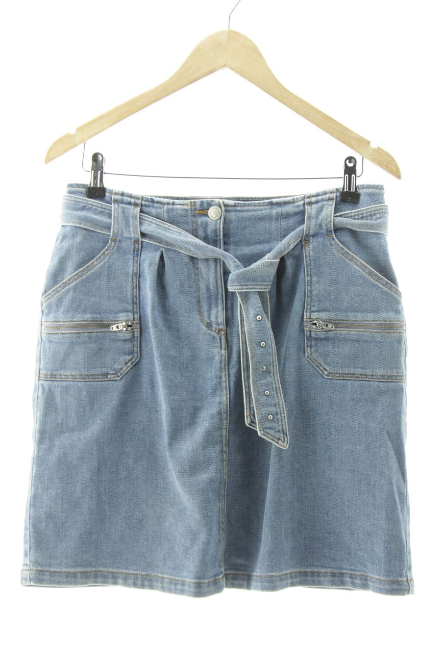 Falda de Ikks de la talla 40, de color azul de ropa vaquera
