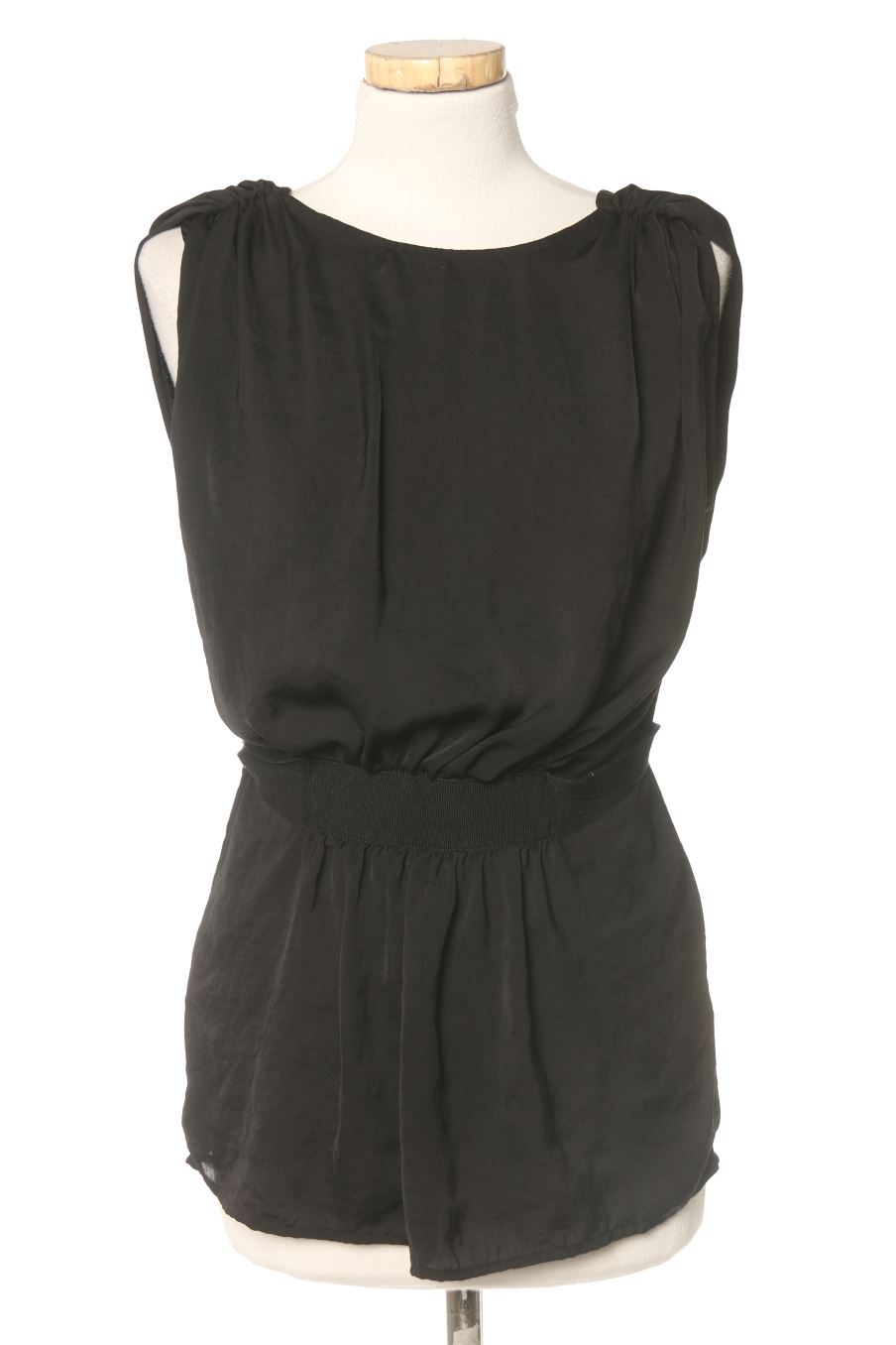 Blouse à manches courtes Mango de la taille XS, de couleur noir