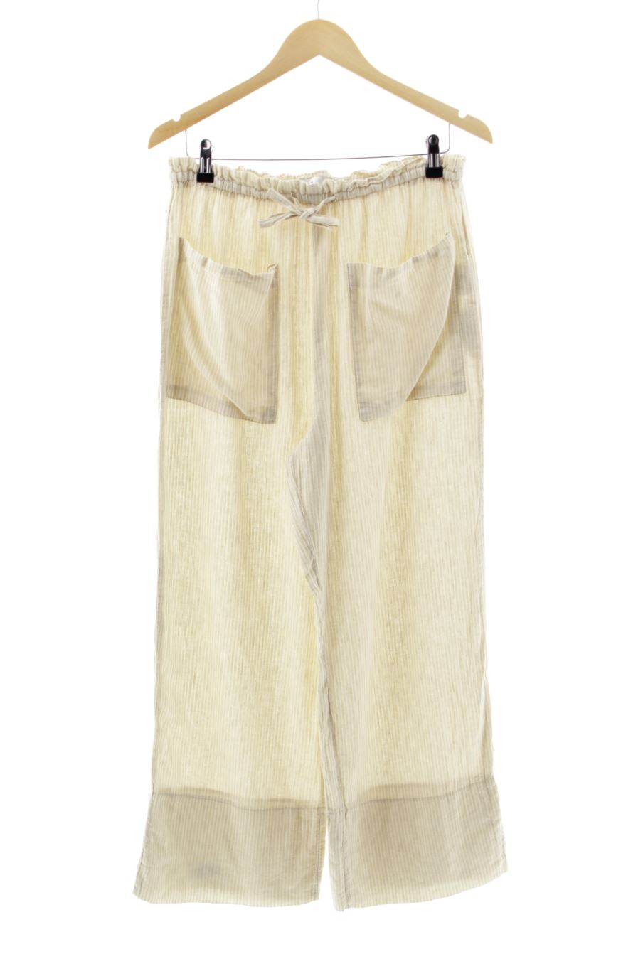 Pantalon Casual Zara de la taille XS, de couleur beige