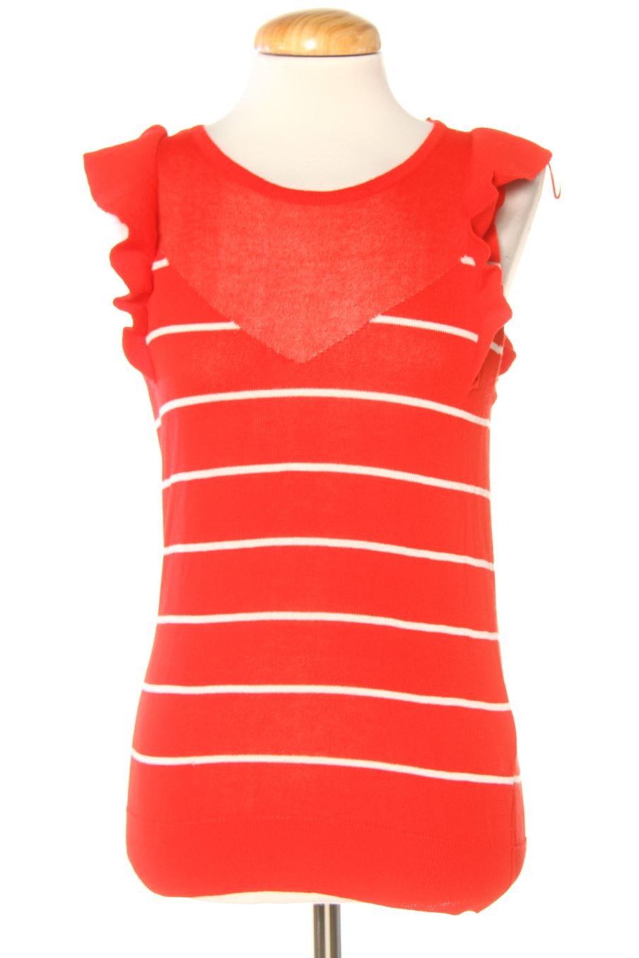 Blouse à manches courtes Naf Naf de la taille L, de couleur rayures