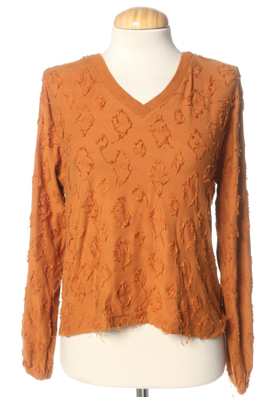 Maglietta a maniche lunghe de Systemaction de la talla XS, de color marrone