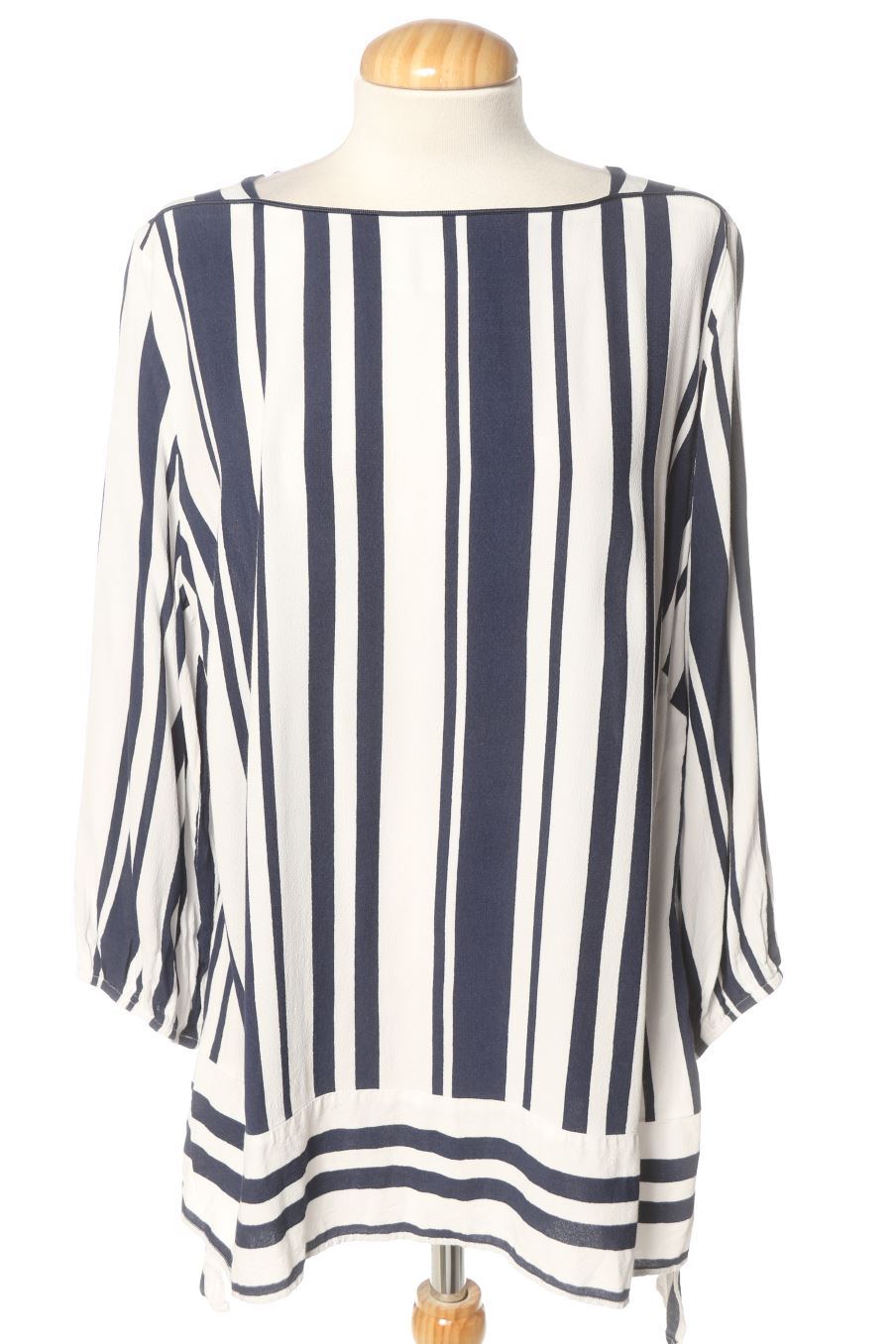 Langärmelige Bluse von El Corte Ingles Größe XL, Farbe Gestreift, für