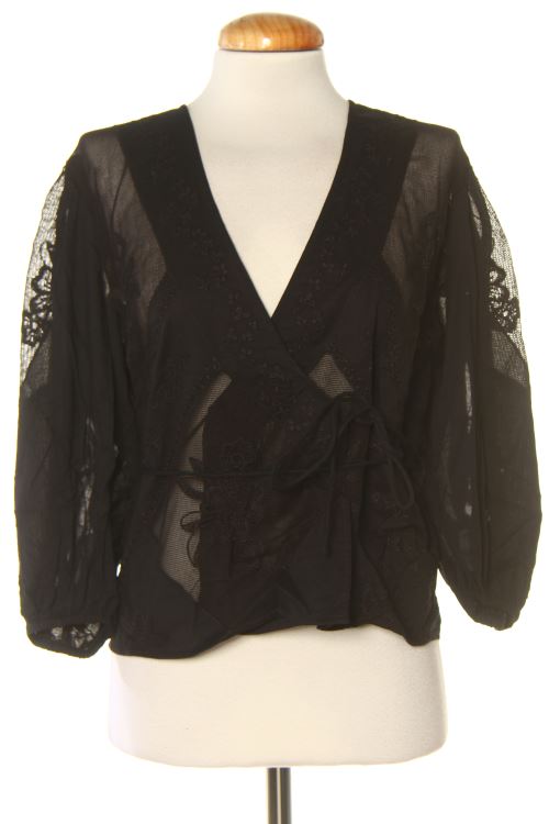 Blusa a maniche lunghe