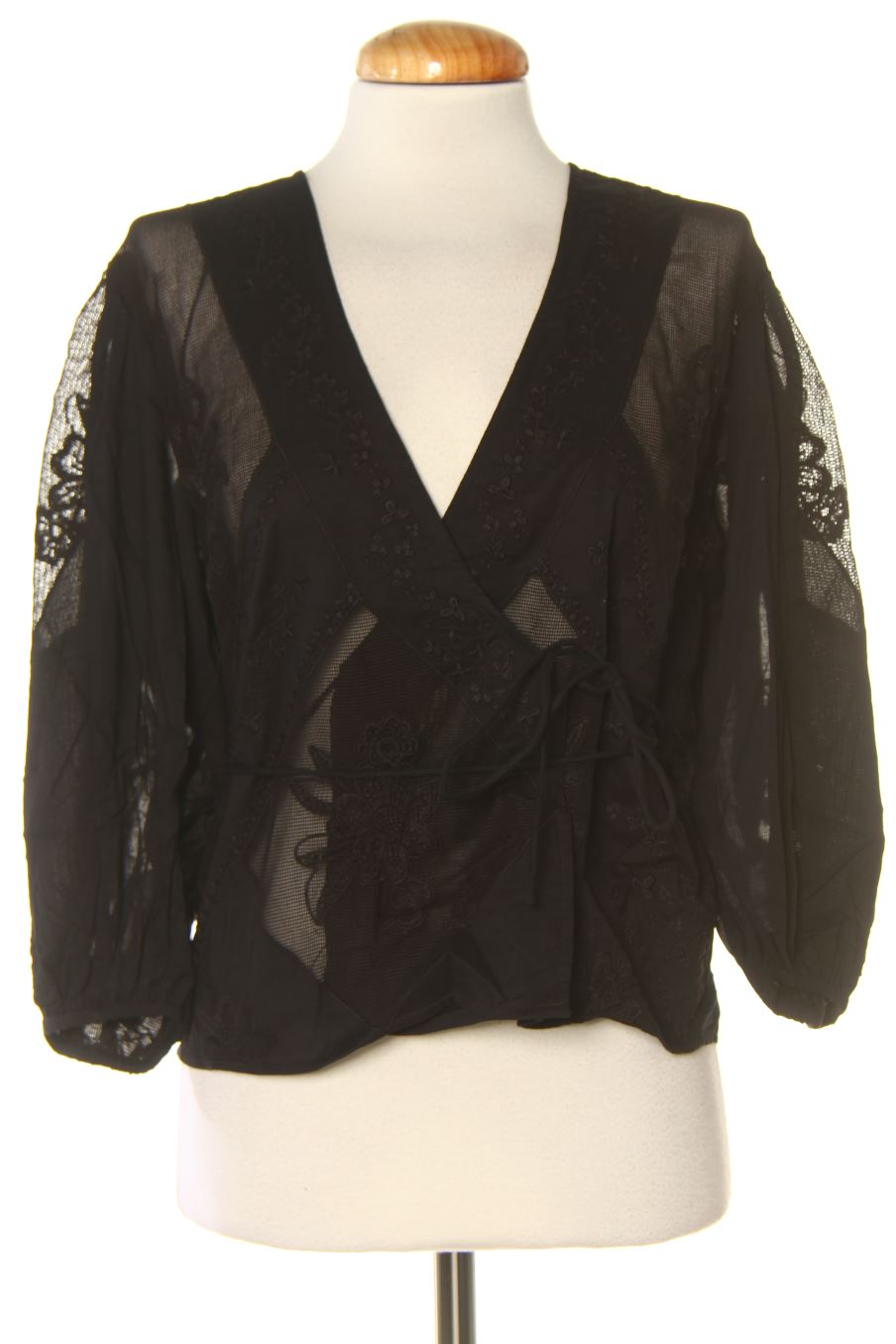 Blusa a maniche lunghe de Desigual de la talla M, de color nero