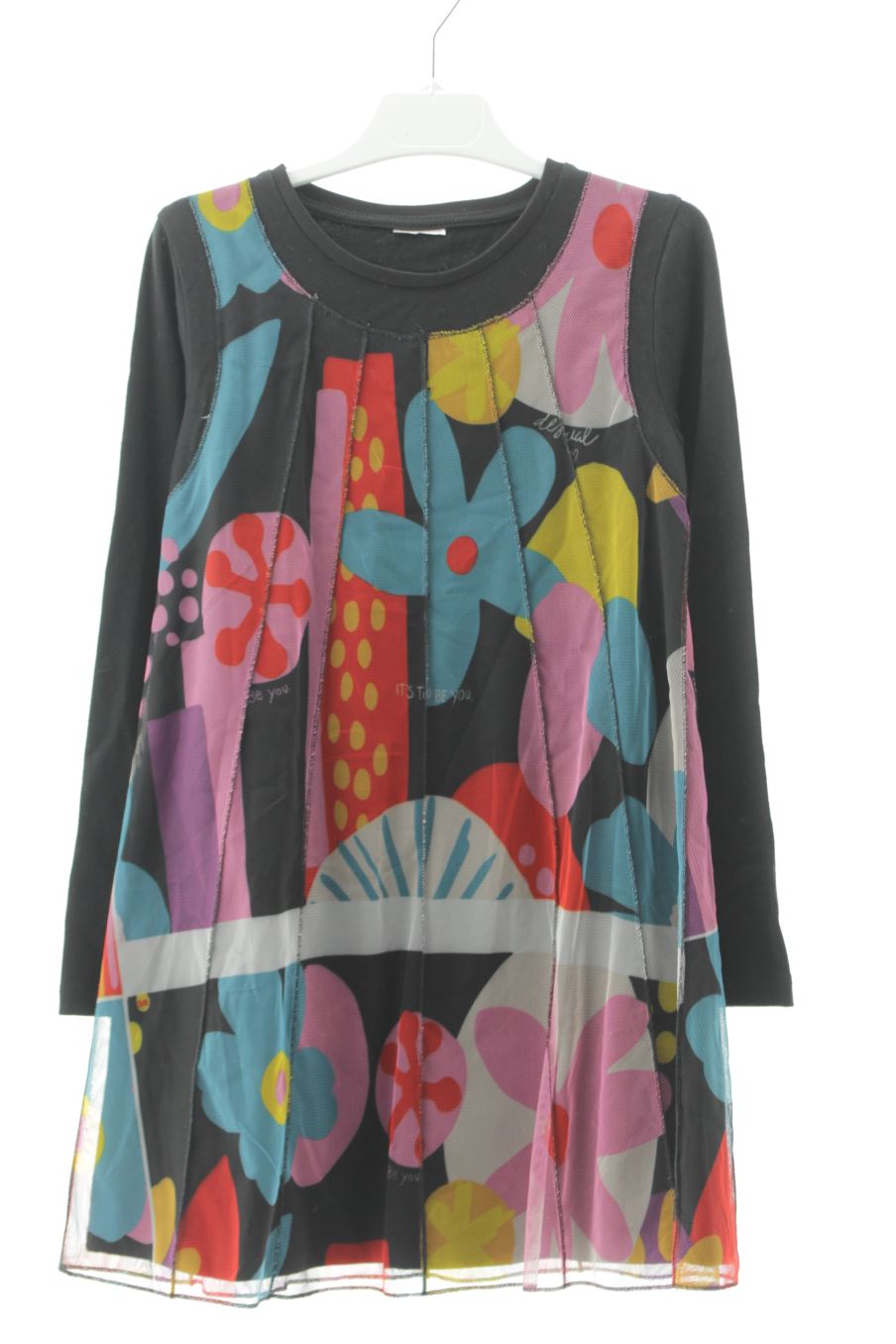 gebraucht Desigual Aufwändiges Kleid Größe 122