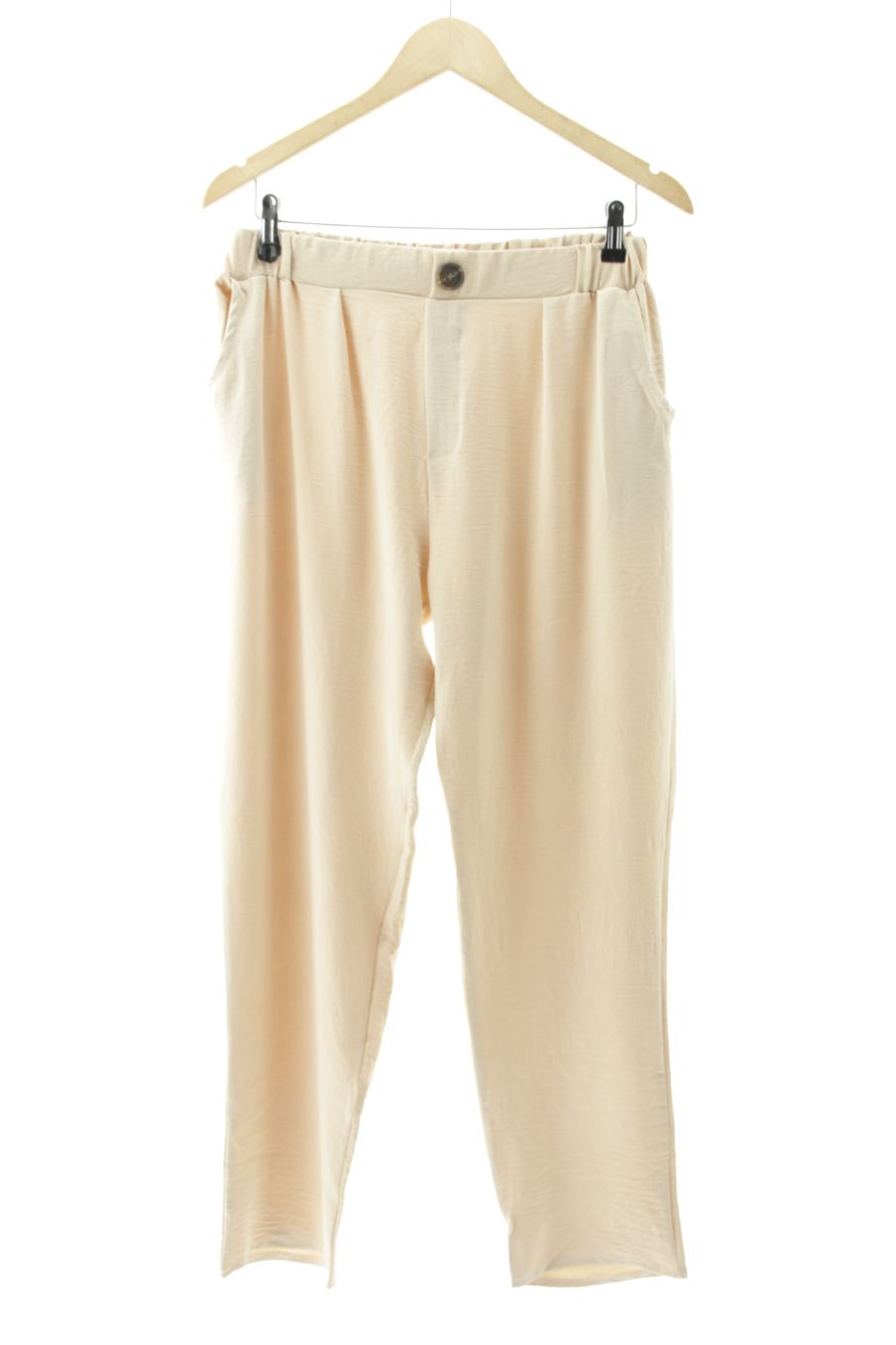 Pantalon Casual Tiramisú de la taille XL, de couleur beige