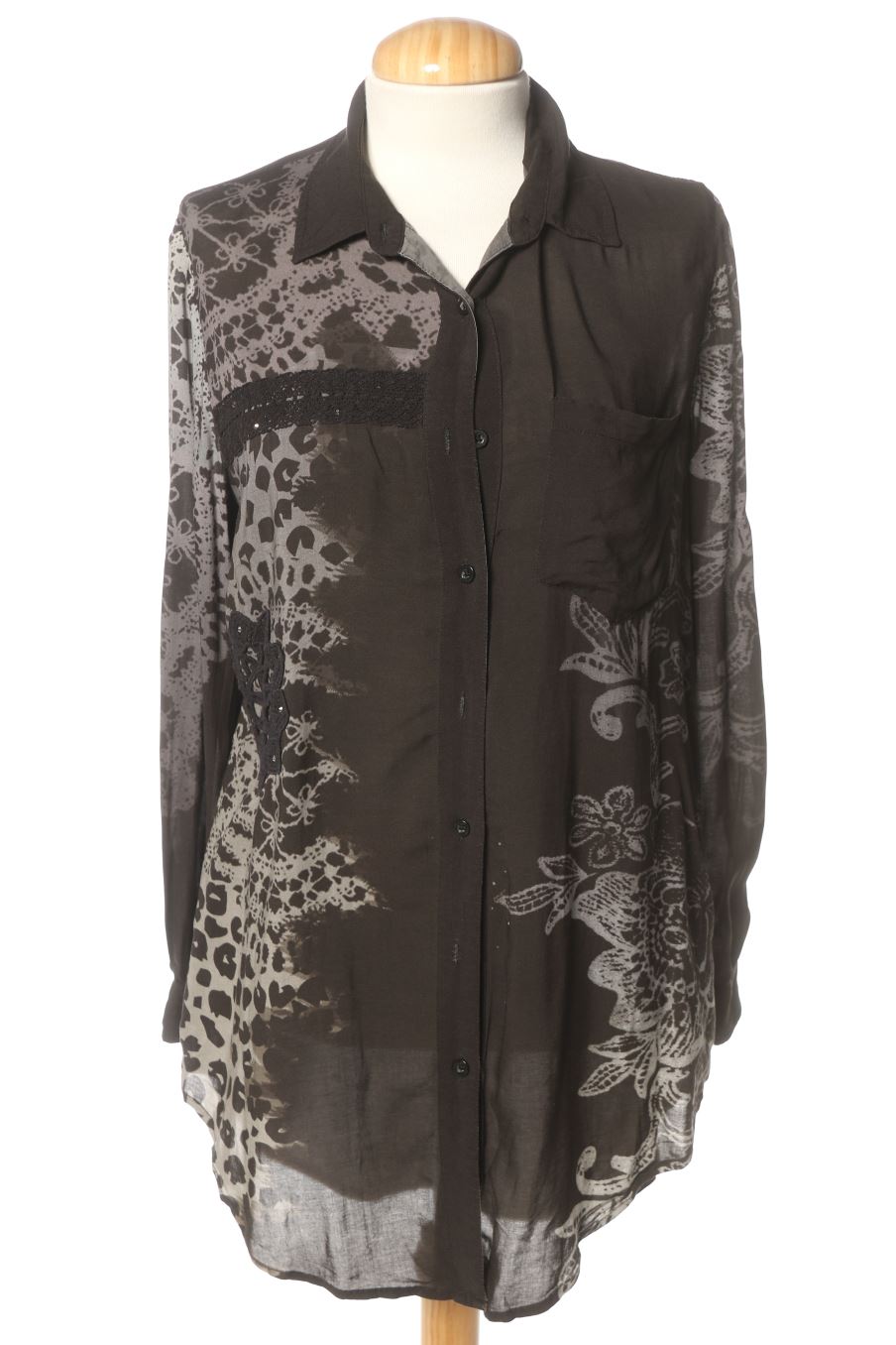 Chemise Desigual de la taille XS, de couleur imprimés