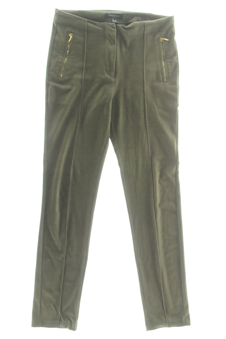 Pantalón de Cortefiel de la talla 38, de color verde