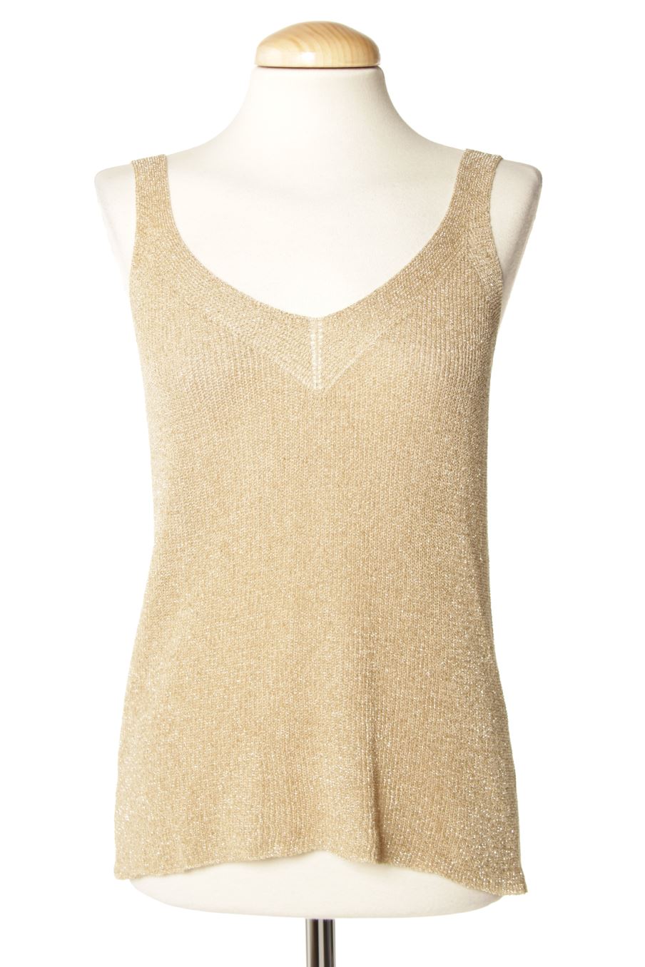 Top Made in italy de la taille M, de couleur doré