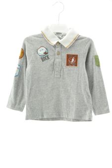 Langärmeliges Poloshirt 92 Smile