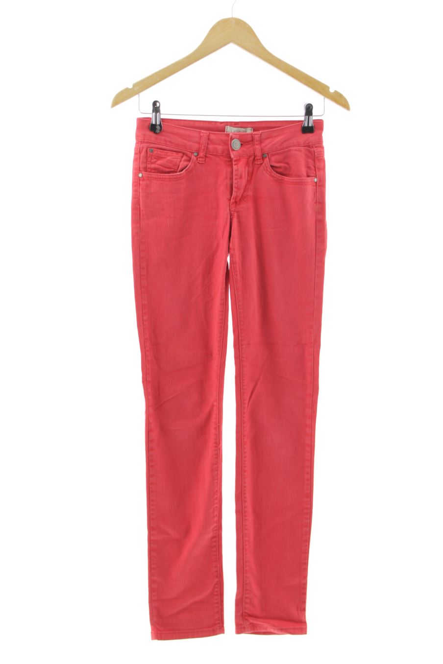 Jeans Pimkie de la taille 34, de couleur rouge de denim