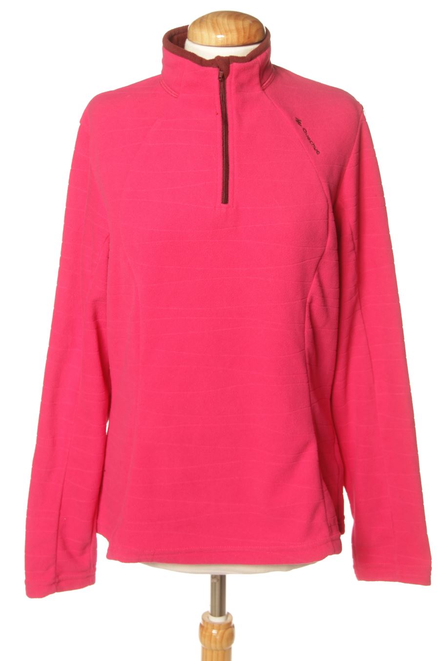 Sudadera de Quechua (DECATHLON) de la talla L, de color rosa