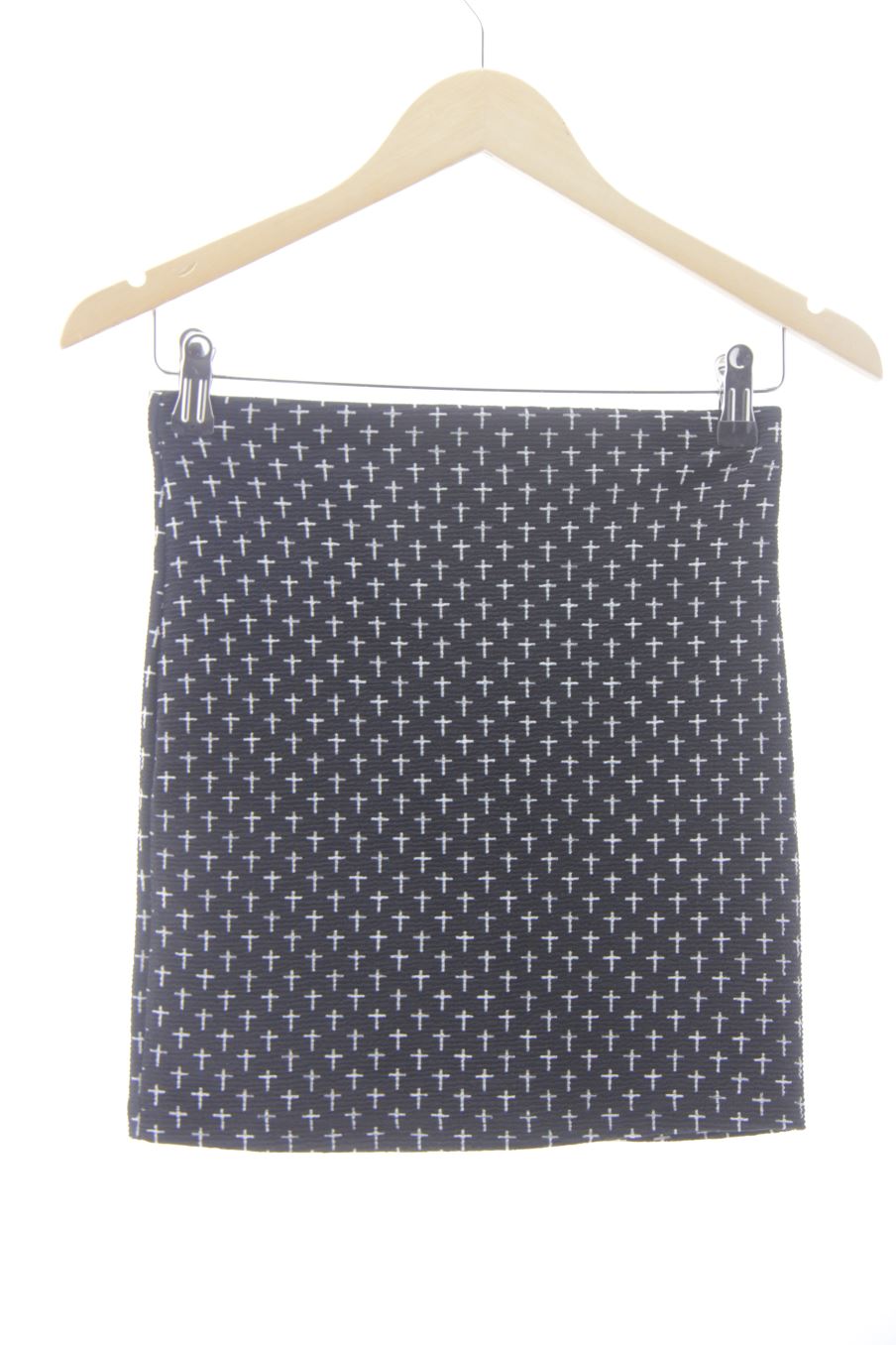 Falda de Pull & Bear de la talla S, de color negro