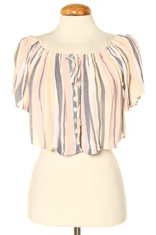 Blusa a maniche corte S Pull & Bear, foto 1 di 2
