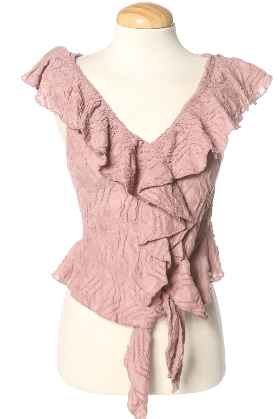 Top de Zara de la talla M, de color viola