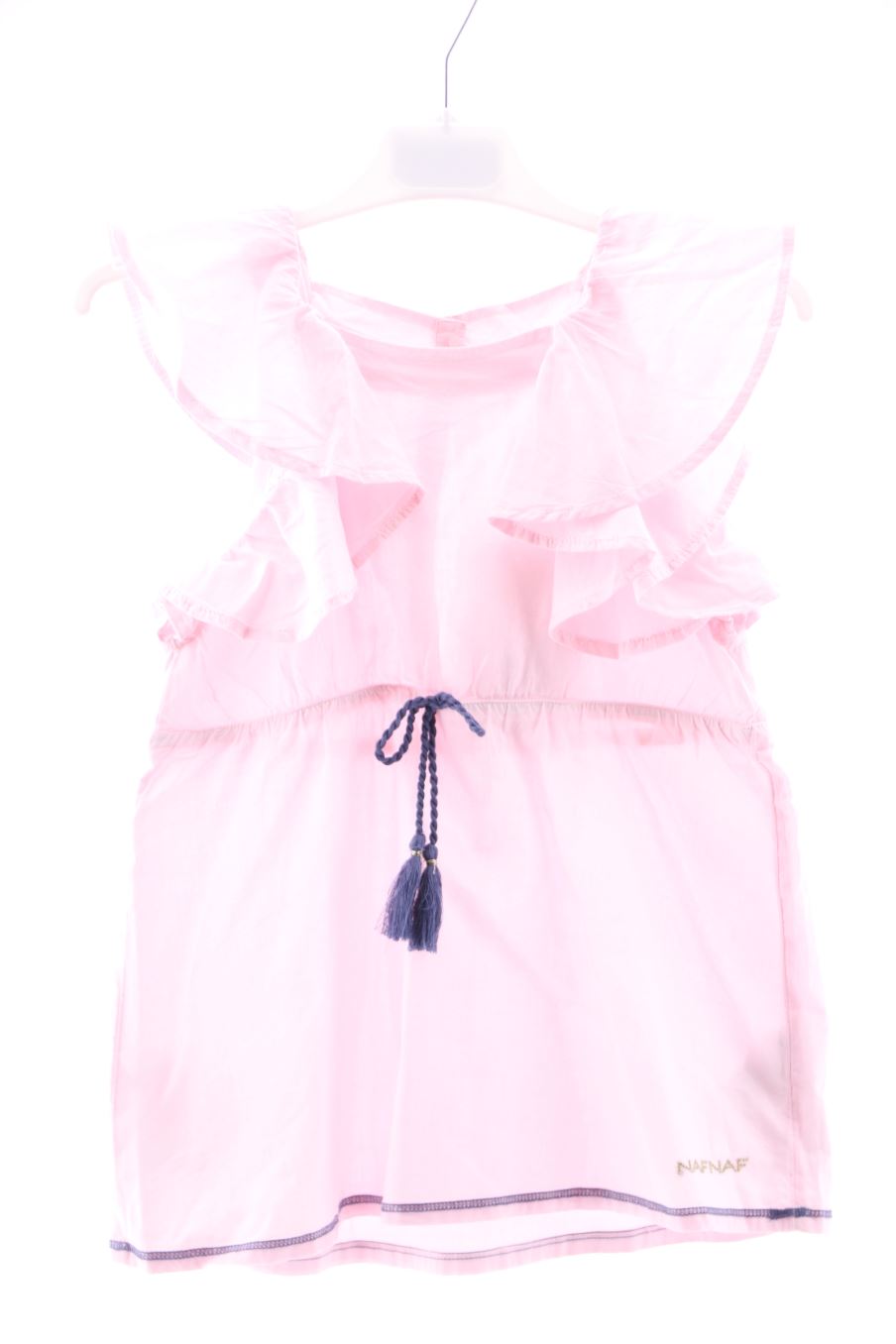 Blouse à manches courtes Naf Naf de la taille 9 ans avec une étiquette
