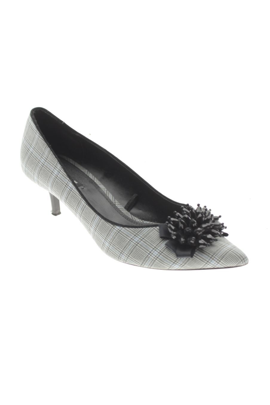 Zapatos de tacon de Zara de la talla 39, de color cuadros de