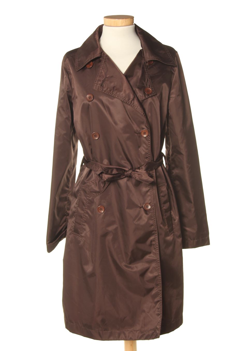 Gabardina de Mango de la talla S, de color marrón