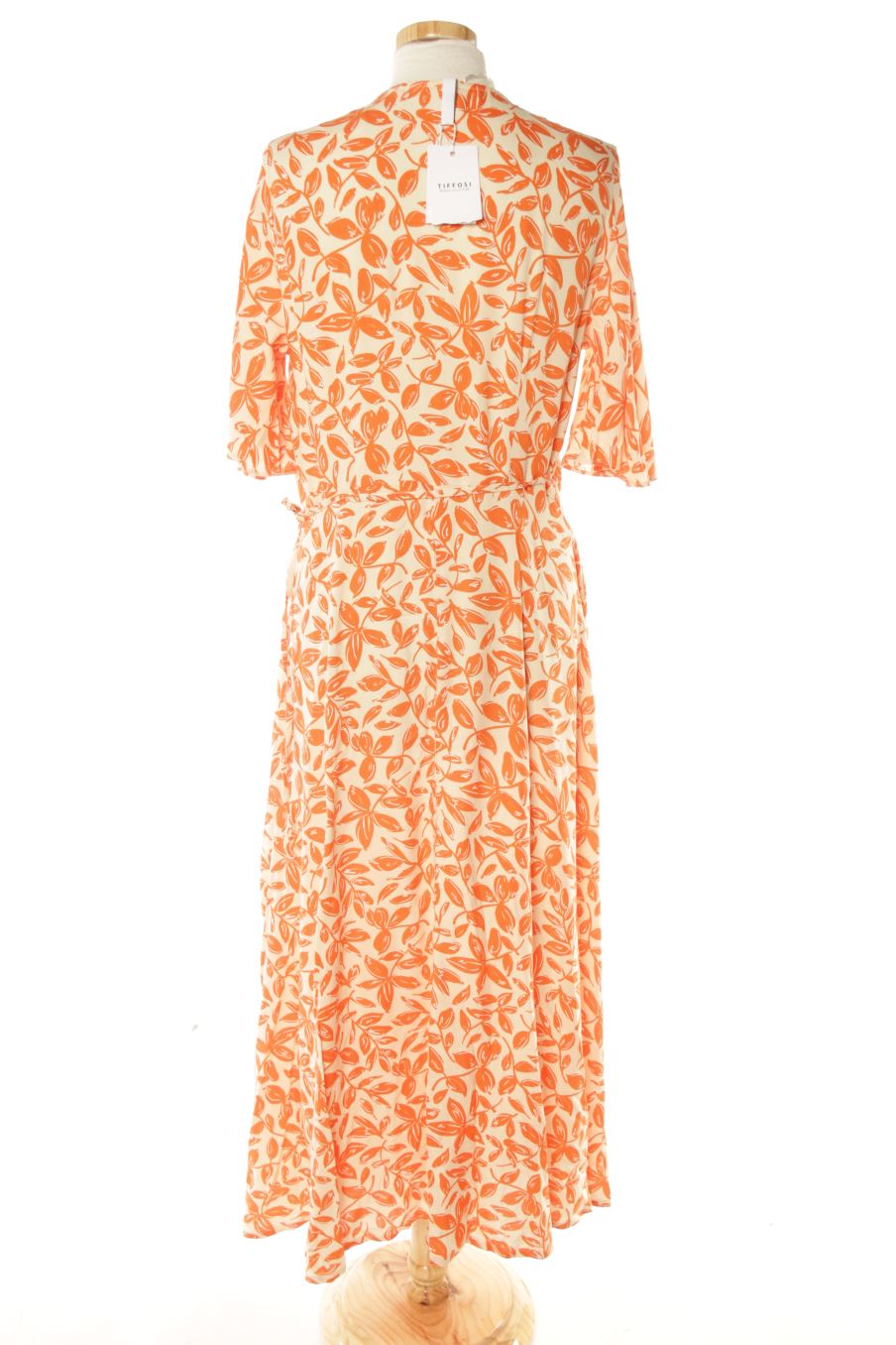 Robe casual Tiffosi de la taille M, de couleur orange