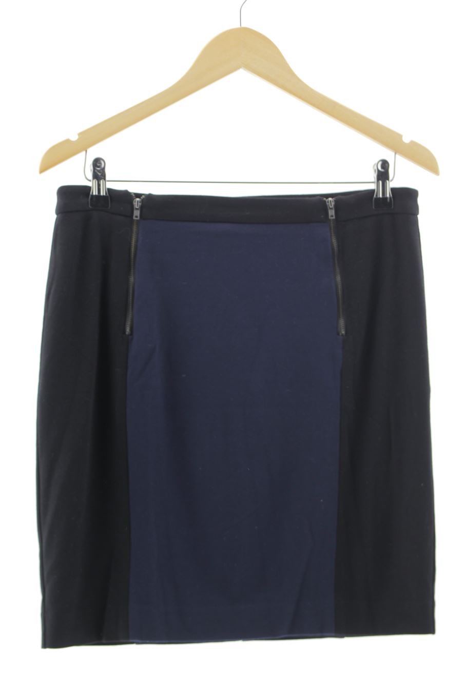 Falda de Mango de la talla L, de color azul marino