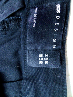 Hose von ASOS Größe 42, Farbe Schwarz, für