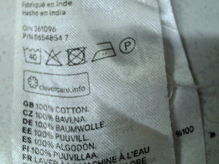 Camisa de H&M de la talla 34, de color rayas