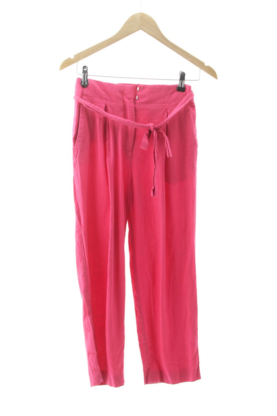 Pantalón Casual de Mango de la talla 32, de color rosa