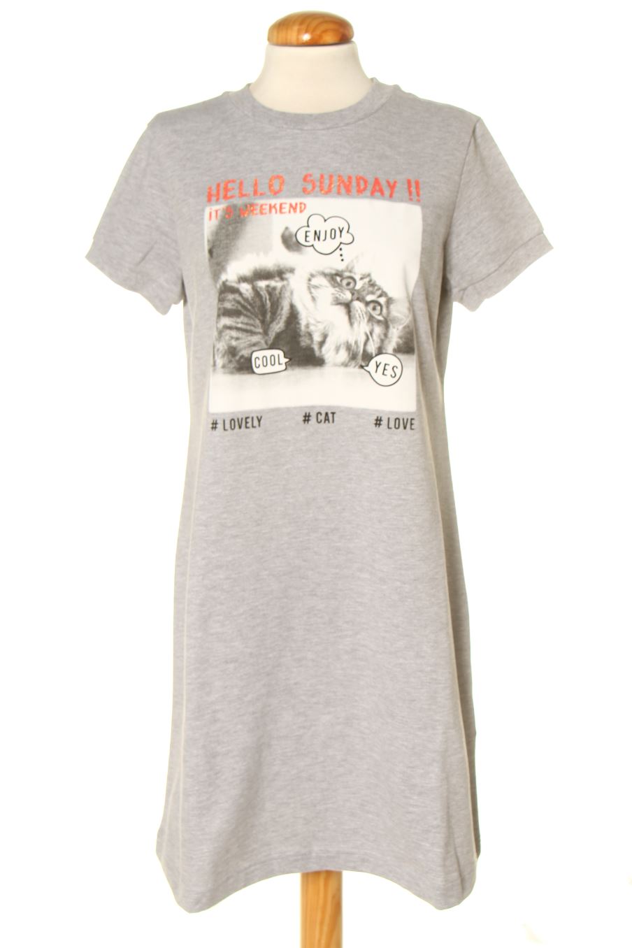 Robe casual oodji de la taille L, de couleur gris