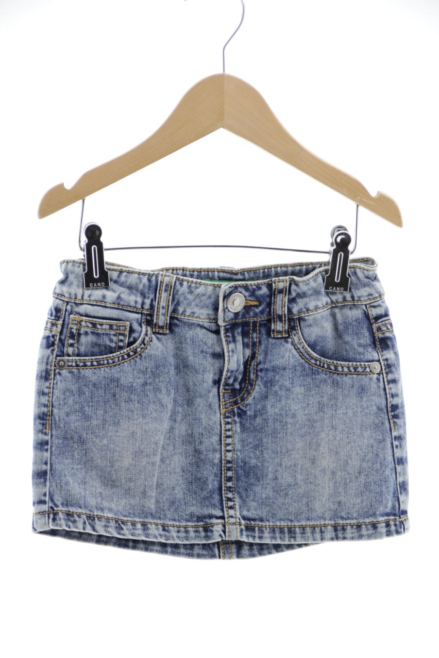 Jupe Benetton de la taille 6 ans de denim de seconde main