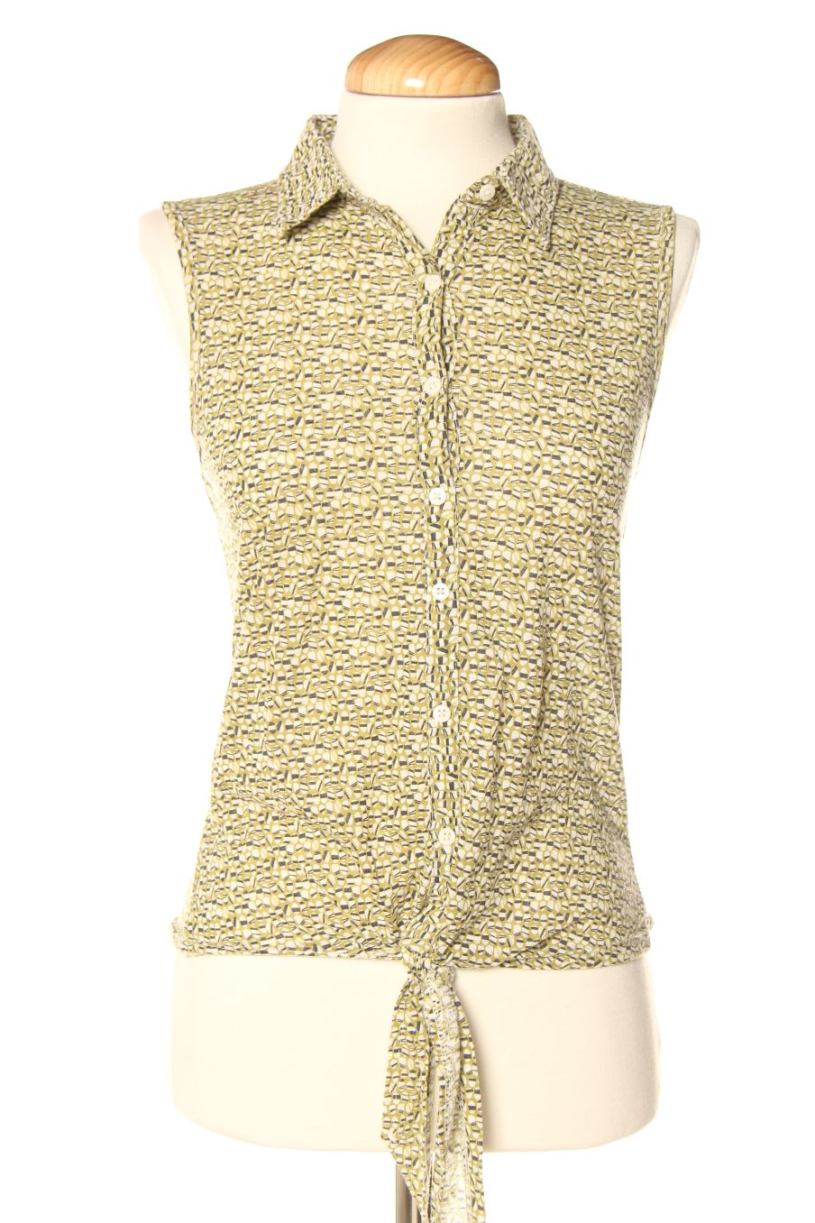Camisa sin mangas de PERCENTIL de la talla S, de color verde