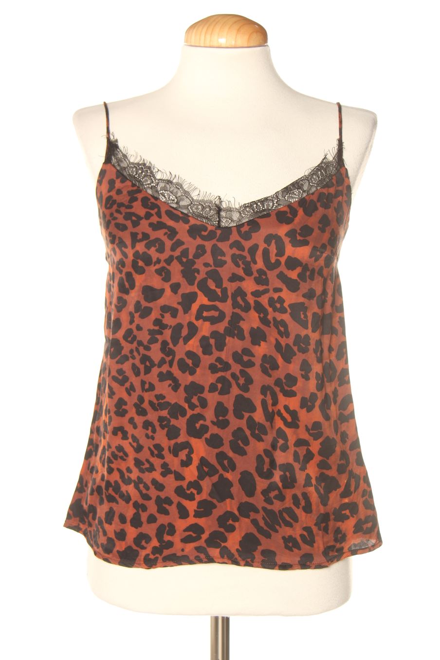 Top de Mango de la talla XS, de color animal print