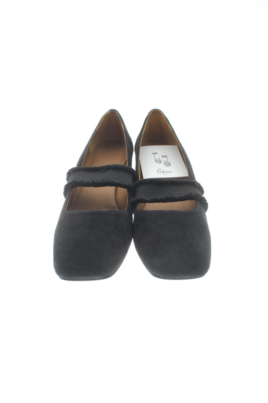 Zapatos de tacon de Castañer de la talla 41, de color negro de