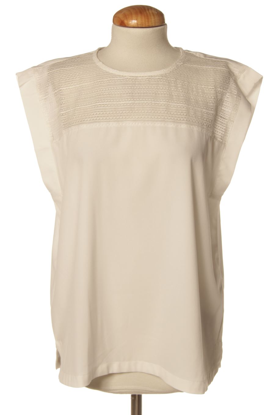 Top de Sfera de la talla L, de color blanco