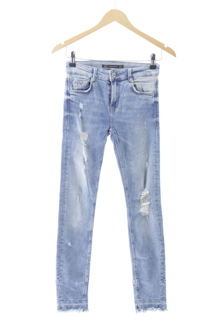 Vaquero de Trafaluc de la talla 34, de color azul de ropa vaquera