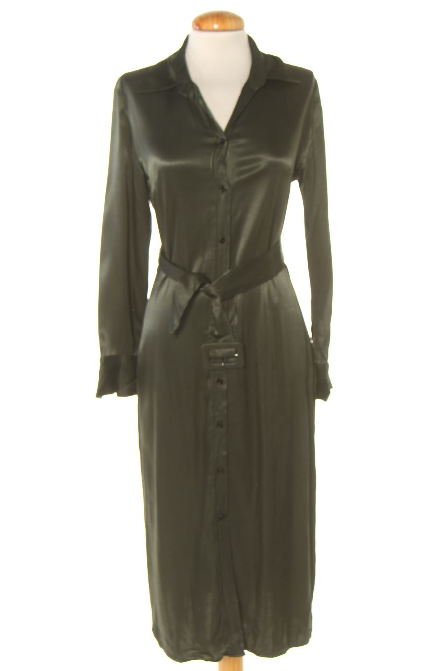 Robe casual Zara de la taille S, de couleur vert