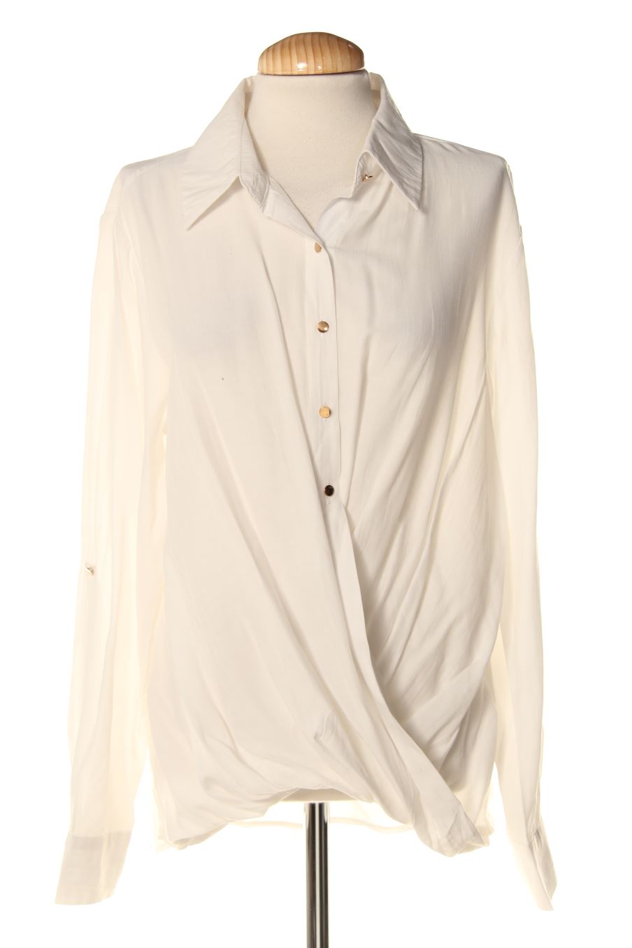 Camisa de Anabel Cohen de la talla L, de color blanco