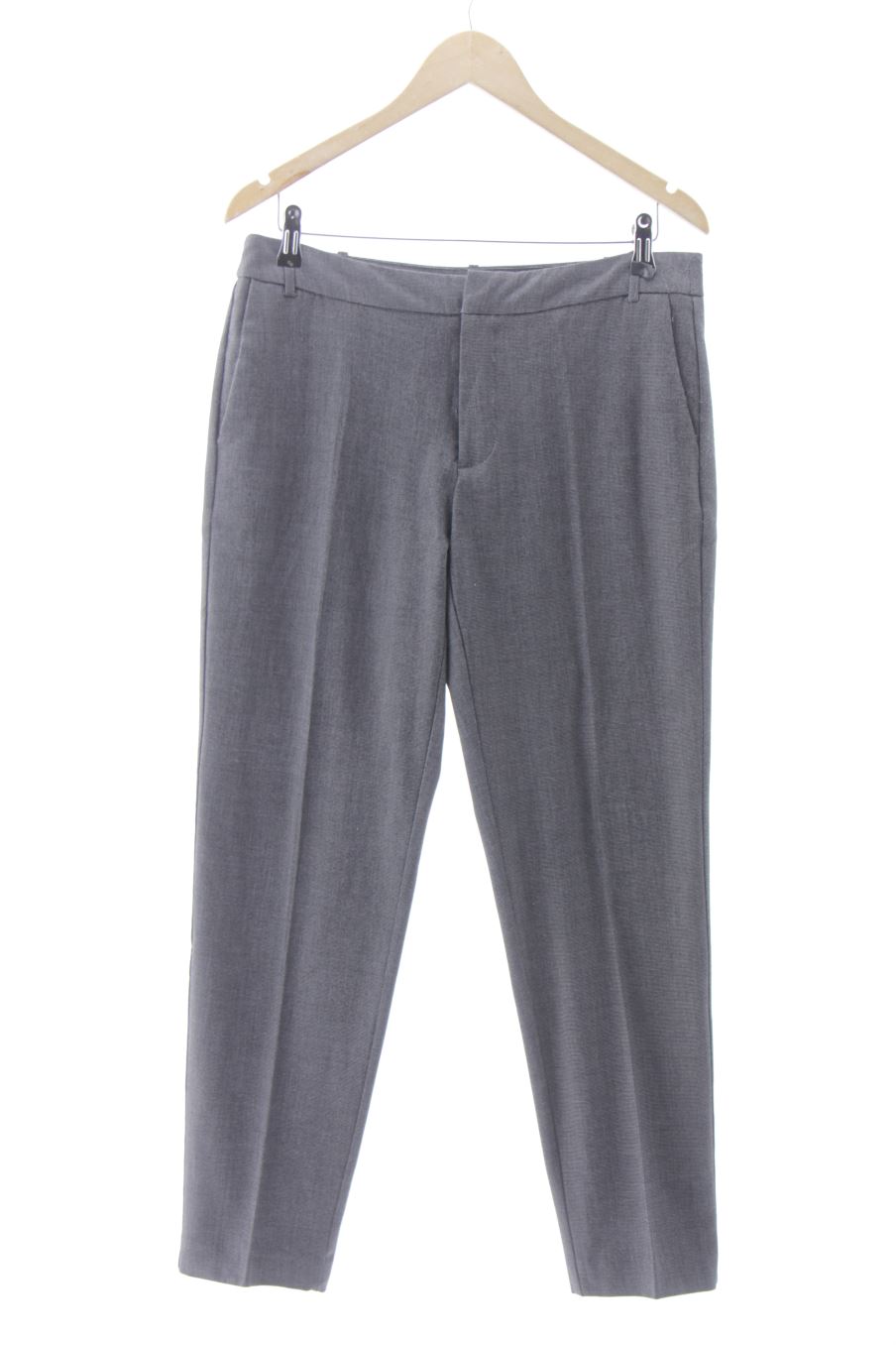 Pantalón de Zara de la talla 40, de color gris