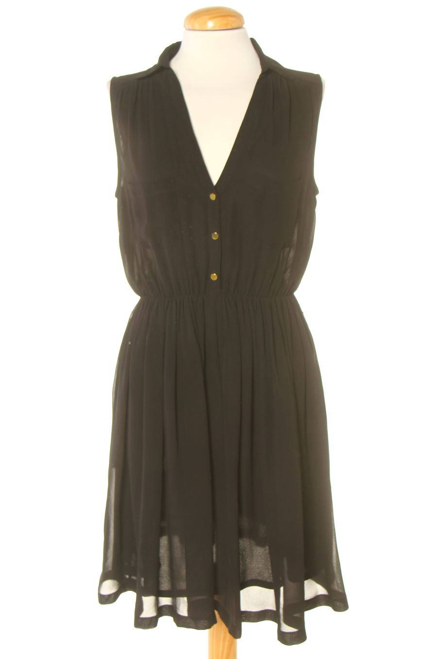 Vestido casual de H&M de la talla 38, de color negro