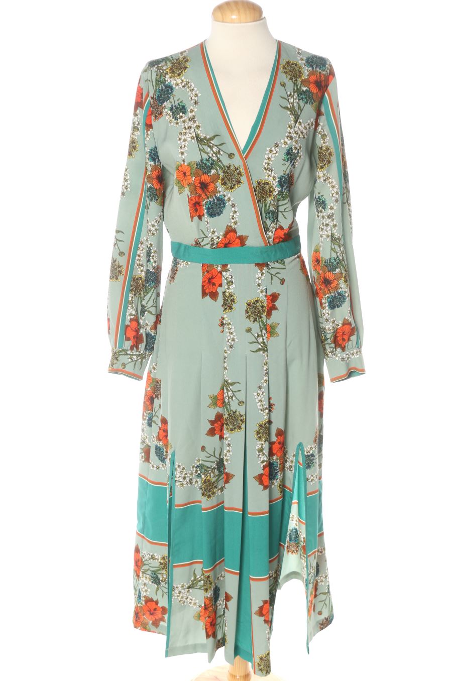 Aufwändiges Kleid von Sandro Größe M, Farbe Geblümt, für