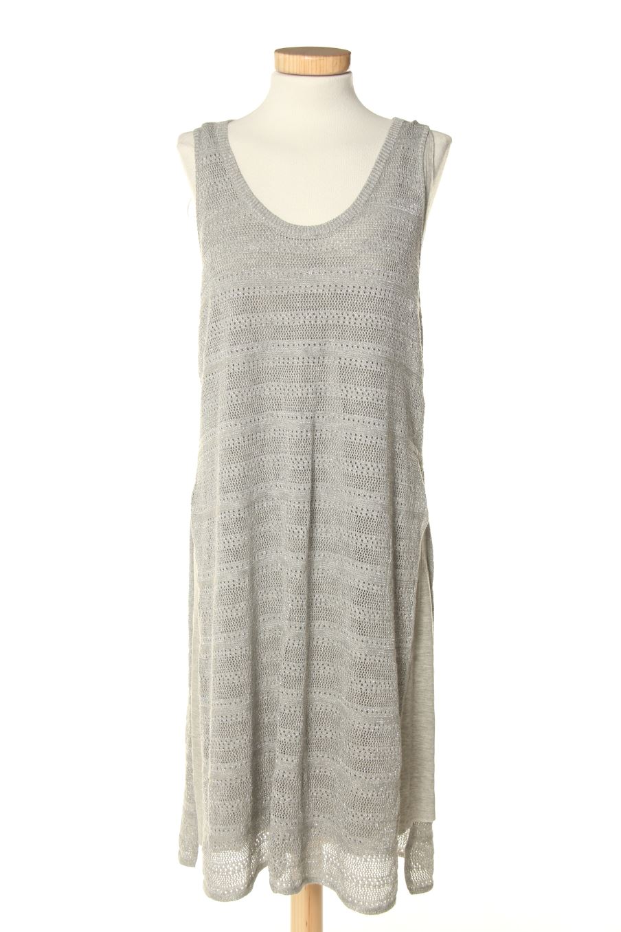 Einfaches Kleid von Southern cotton Größe M, Farbe Grau, für