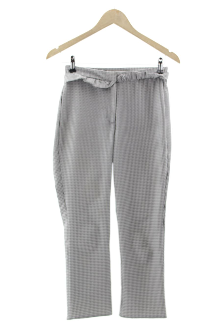Pantalón de Mango de la talla XS, de color cuadros