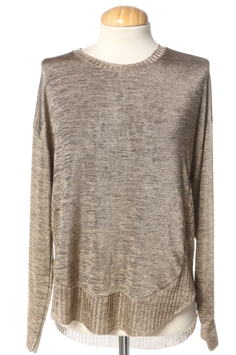 Pull Zara de la taille L, de couleur marron