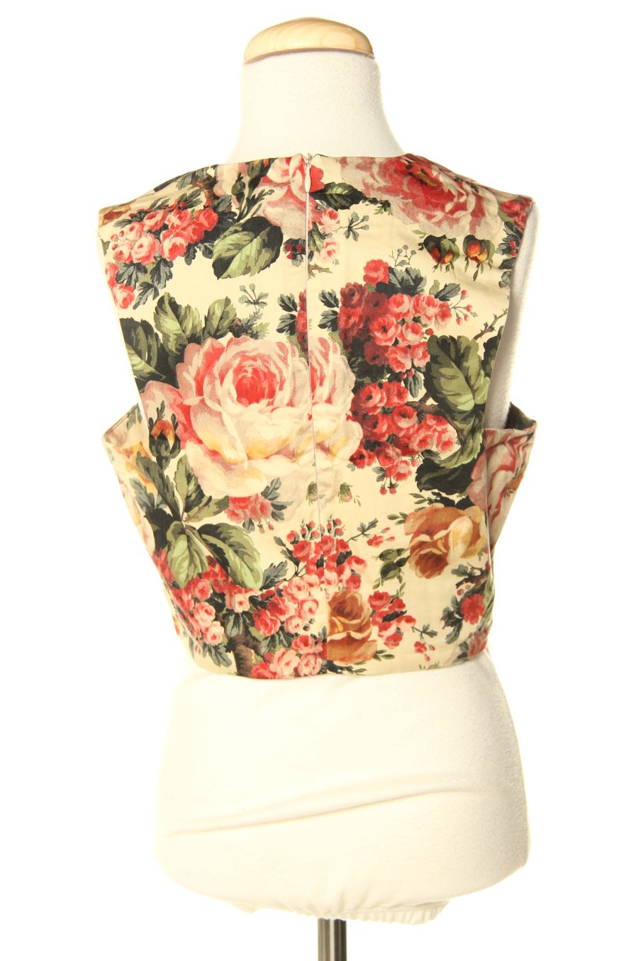 Top de Zara de la talla XS, de color flores