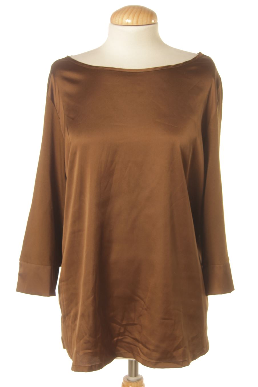 Langärmelige Bluse von Punto roma Größe L, Farbe Grün, für