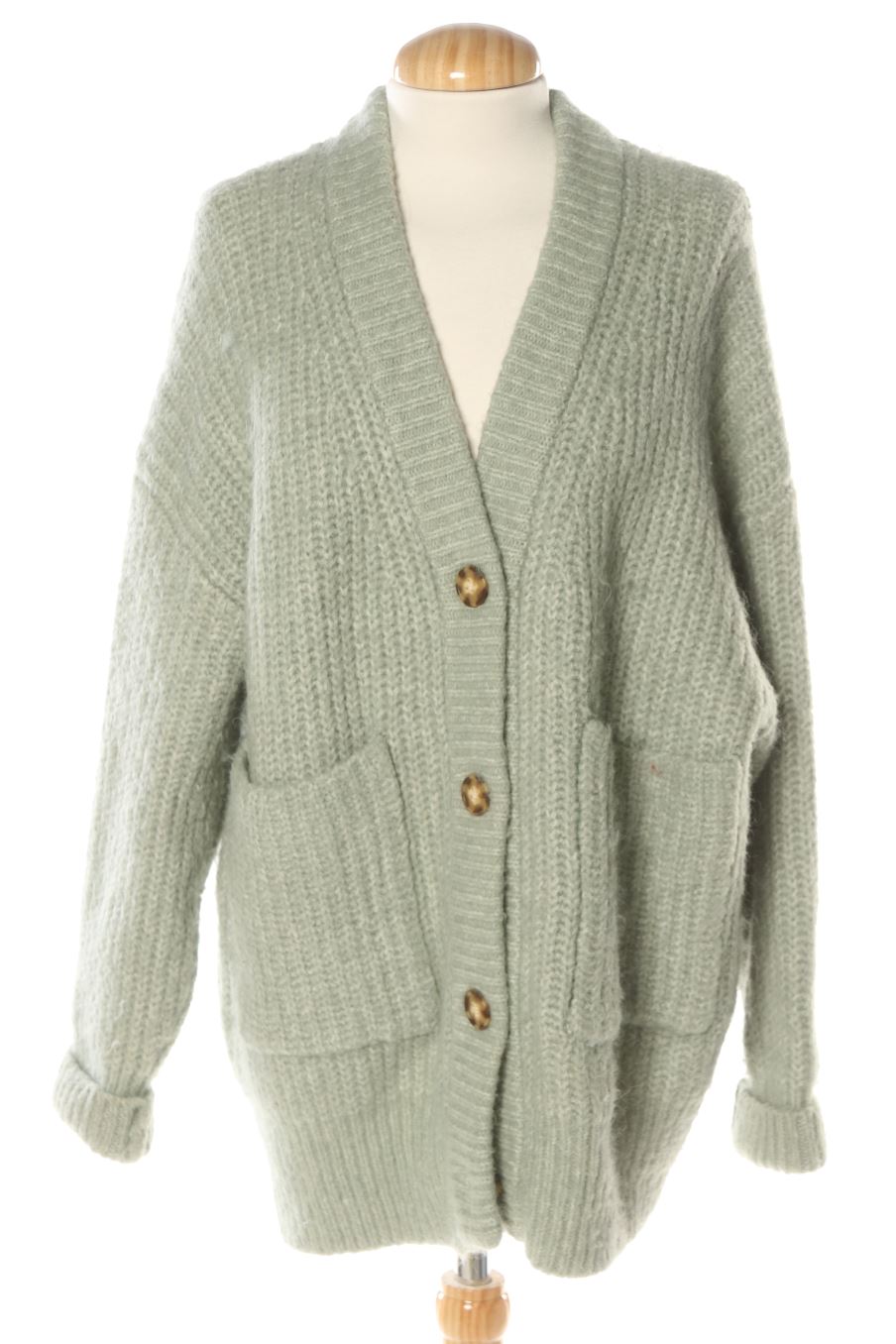 Gilet Zara de la taille M, de couleur vert