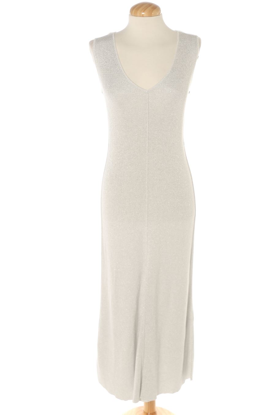 Einfaches Kleid von Zara Größe S, Farbe Silbern, für